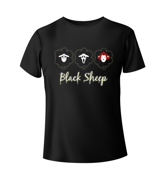 maglietta halloween black sheep